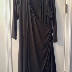 Old Navy Maternity Black 3/4 Sleeve Dress